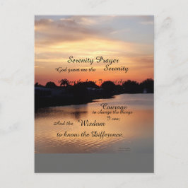 SERENITY PRAYER BRIEFKAART