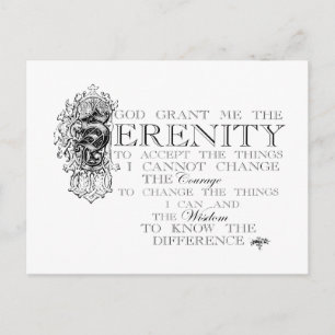 Serenity Prayer Briefkaart