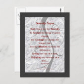 Serenity Prayer Briefkaart (Voorkant / Achterkant)