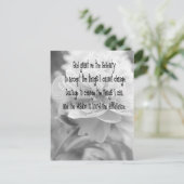 Serenity Prayer Briefkaart (Staand voorkant)
