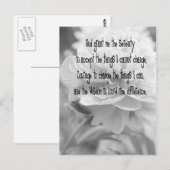 Serenity Prayer Briefkaart (Voorkant / Achterkant)