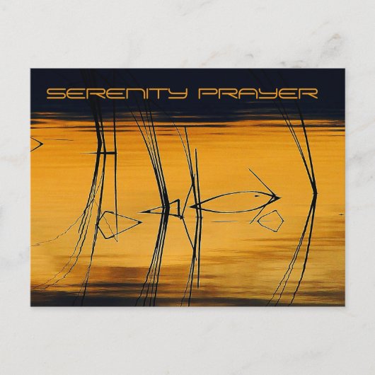 Serenity Prayer Briefkaart (Voorkant)