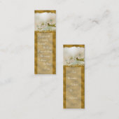 Serenity Prayer Butterflies Visitekaartje ~Gold (Voorkant / Achterkant)