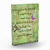 Serenity Prayer Butterfly Inspirerend Fotoblokken (Links)