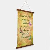 Serenity Prayer Butterfly Inspirerend Hangend Wandkleed (Gebogen)