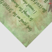 Serenity Prayer Butterfly Inspirerend ontkoppeling Tissuepapier (Detail)