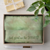 Serenity Prayer Butterfly Inspirerend ontkoppeling Tissuepapier (Geschenk)