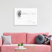 Serenity Prayer Canvas Afdruk (Insitu (Woonkamer))