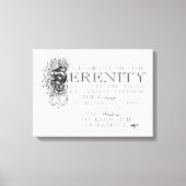 Serenity Prayer Canvas Afdruk (Voorkant)