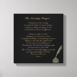 Serenity Prayer Canvas Print