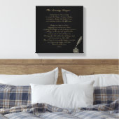 Serenity Prayer Canvas Print  (Insitu (Slaapkamer))