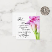 Serenity Prayer Card Notitiekaartje (Voorkant / Achterkant in situ)