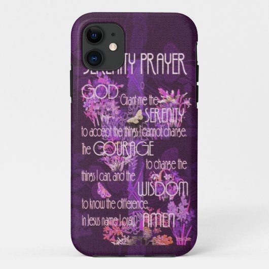 Serenity Prayer Case-Mate iPhone Case (Achterkant)