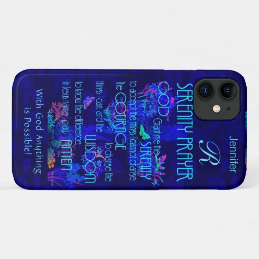 Serenity Prayer Case-Mate iPhone Case (Achterkant (horizontaal))