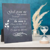 Serenity Prayer Chalkboard Gifts - trendy  Fotoplaat (Zijkant)
