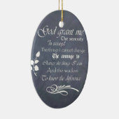 Serenity Prayer Chalkboard Gifts - trendy  Keramisch Ornament (Rechts)