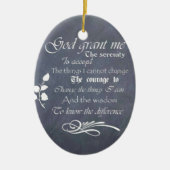 Serenity Prayer Chalkboard Gifts - trendy  Keramisch Ornament (Voorkant)