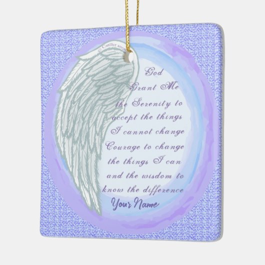 Serenity Prayer Christelijk Keramisch Ornament (Links)