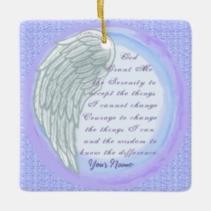 Serenity Prayer Christelijk Keramisch Ornament