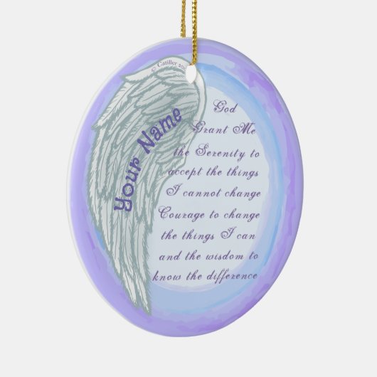 Serenity Prayer Christelijk ornament (Rechts)
