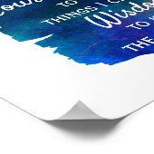 Serenity prayer citeert gewaagde verflijnen ontwer poster (Hoek)