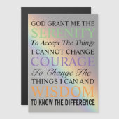 Serenity Prayer Colorful Rainbow (Voorkant / Achterkant)