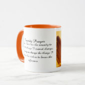 Serenity Prayer Colorful Yellow Gold Orange Angel Mok (Voorkant links)