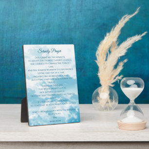 Serenity Prayer, Courage & Wisdom Fotoplaat