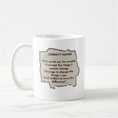 Serenity Prayer Daily Reminder Koffiemok (Links)