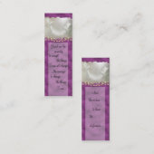 Serenity Prayer Doves Visitekaartje ~ Paars (Voorkant / Achterkant)