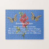 Serenity Prayer en Butterfly Legpuzzel (Horizontaal)