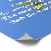 Serenity Prayer en Butterfly Poster (Hoek)