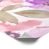 Serenity Prayer Floral Poetry Poster (Hoek)