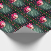 Serenity Prayer Flower Inspirerend gepersonaliseer Cadeaupapier (Hoek)