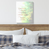 Serenity Prayer, Forest Canvas Afdruk (Insitu (Slaapkamer))