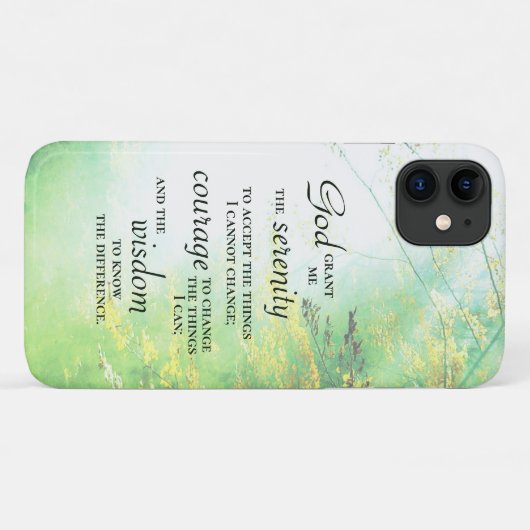 Serenity Prayer, Forest Case-Mate iPhone Case (Achterkant (horizontaal))