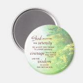 Serenity Prayer, Forest Magneet (Voorkant / Achterkant)