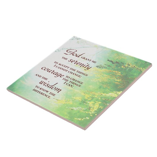 Serenity Prayer, Forest Tegeltje (Zijkant)