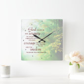 Serenity Prayer, Forest Vierkante Klok (Huis)