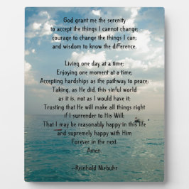 Serenity Prayer Fotoplaat