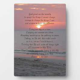 Serenity Prayer Fotoplaat