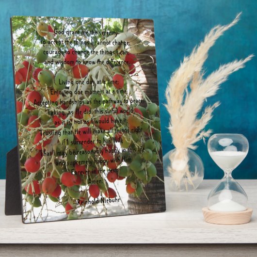 Serenity Prayer Fotoplaat (Zijkant)