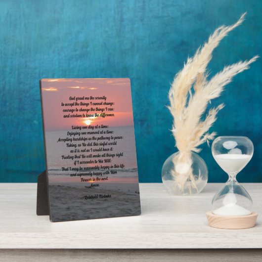 Serenity Prayer Fotoplaat (Zijkant)