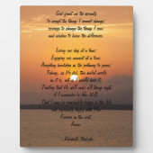 Serenity Prayer Fotoplaat (Voorkant)