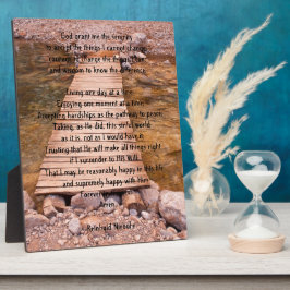 Serenity Prayer Fotoplaat