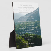 Serenity Prayer Fotoplaat (Zijkant)