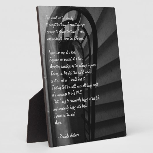 Serenity Prayer Fotoplaat (Zijkant)