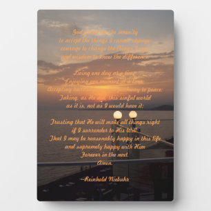 Serenity Prayer Fotoplaat