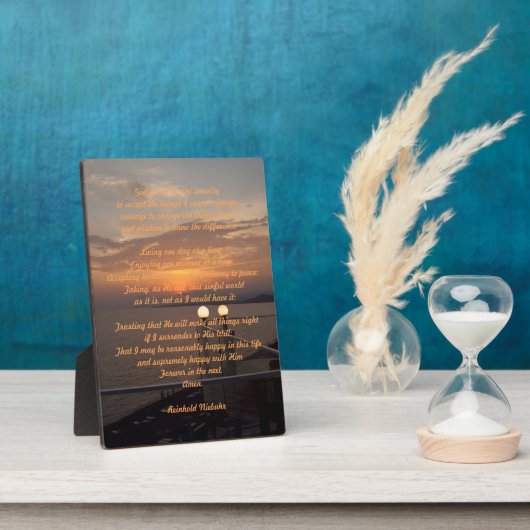 Serenity Prayer Fotoplaat (Zijkant)