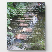 Serenity Prayer Fotoplaat (Voorkant)